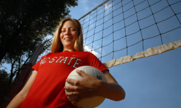 Volleyball player Melissa Rabe.